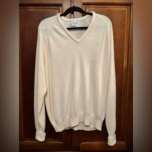 Vintage DIOR Orlon Acrylic Sweater Cream color size Large